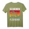 Schienen Flüsterer Eisenbahn Fan Zug Lokomotive Geschenk T-Shirt – Perfektes Geschenk für Zugführer, Lokomotiv-Fans und Eisenbahn Liebhaber zu Weihnachten oder Geburtstag