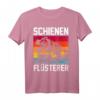 Schienen Flüsterer Eisenbahn Fan Zug Lokomotive Geschenk T-Shirt – Perfektes Geschenk für Zugführer, Lokomotiv-Fans und Eisenbahn Liebhaber zu Weihnachten oder Geburtstag