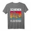 Schienen Flüsterer Eisenbahn Fan Zug Lokomotive Geschenk T-Shirt – Perfektes Geschenk für Zugführer, Lokomotiv-Fans und Eisenbahn Liebhaber zu Weihnachten oder Geburtstag