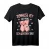 Zuhause ist wo meine Schweinchen sind Landwirt Schwein T-Shirt – Lustiges Geschenk für Schweinehalter, Bauern & Schweine Liebhaber