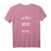 Lustiges T-Shirt für die beste Tochter der Welt - Süßes Weihnachts- und Geburtstagsgeschenk für Töchter, Schwestern und werdende Mütter