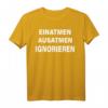 Lustiges T-Shirt mit Einatmen Ausatmen Ignorieren Spruch – Witziges, Freches Design für Damen & Herren, Perfekt für Freunde & Humorliebhaber
