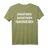 Lustiges T-Shirt mit Einatmen Ausatmen Ignorieren Spruch – Witziges, Freches Design für Damen & Herren, Perfekt für Freunde & Humorliebhaber
