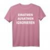 Lustiges T-Shirt mit Einatmen Ausatmen Ignorieren Spruch – Witziges, Freches Design für Damen & Herren, Perfekt für Freunde & Humorliebhaber