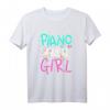 Geschenk für Mädchen Musik Liebhaber Klavier T-Shirt – Perfekt für Musiker, Pianisten & Klavierspieler zu Weihnachten, Geburtstag & Konzert