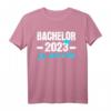Bachelor 2023 ich habe die Prüfung bestanden T-Shirt – Originelles Abschluss-Shirt für Absolventen und Fans