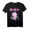 Ich bin 39+ lustiges 40 Jahre Einhorn T-Shirt – Witziges Geschenk für Männer und Frauen zum HapKitten