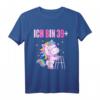 Ich bin 39+ lustiges 40 Jahre Einhorn T-Shirt – Witziges Geschenk für Männer und Frauen zum HapKitten