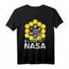 James Webb Space Teleskop T-Shirt mit NASA, ESA, CSA Logos – Original Weltraum-Design für Astronomie-Fans, Nerds & Raumfahrt-Enthusiasten