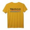 Vintage Valencia Spanien T-Shirt im Retro-Stil mit Farbstreifen - Perfektes Souvenir & Geschenk für Spanien-Fans