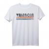 Vintage Valencia Spanien T-Shirt im Retro-Stil mit Farbstreifen - Perfektes Souvenir & Geschenk für Spanien-Fans
