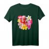 Flowers of Bali Wortkunst – Bali Indonesien Souvenir T-Shirt mit Blumenmotiven wie Frangipani, Lotus, Orchideen, Hibiskus & mehr für Reisen, Feiern & Naturfreunde