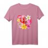 Flowers of Bali Wortkunst – Bali Indonesien Souvenir T-Shirt mit Blumenmotiven wie Frangipani, Lotus, Orchideen, Hibiskus & mehr für Reisen, Feiern & Naturfreunde