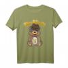 Lustiges Bier Bärchi Teddy Bär T-Shirt - Party Outfit für JGA, Biertag & Freizeit mit Bier- und Bärenmotiv