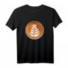 HapKitten Latte Espresso Barista T-Shirt mit Herz, Blatt & Kaffeekunst – Perfekt für Kaffee-Liebhaber und Baristas