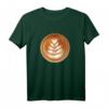 HapKitten Latte Espresso Barista T-Shirt mit Herz, Blatt & Kaffeekunst – Perfekt für Kaffee-Liebhaber und Baristas