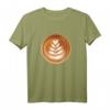 HapKitten Latte Espresso Barista T-Shirt mit Herz, Blatt & Kaffeekunst – Perfekt für Kaffee-Liebhaber und Baristas