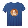 HapKitten Latte Espresso Barista T-Shirt mit Herz, Blatt & Kaffeekunst – Perfekt für Kaffee-Liebhaber und Baristas