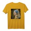Jan Vermeer Perlenohrring Mädchen Barock Gemälde T-Shirt - Cooles Kunstdesign für Kunstliebhaber, Studenten & Lehrer