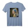 Jan Vermeer Perlenohrring Mädchen Barock Gemälde T-Shirt - Cooles Kunstdesign für Kunstliebhaber, Studenten & Lehrer