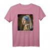 Jan Vermeer Perlenohrring Mädchen Barock Gemälde T-Shirt - Cooles Kunstdesign für Kunstliebhaber, Studenten & Lehrer
