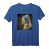 Jan Vermeer Perlenohrring Mädchen Barock Gemälde T-Shirt - Cooles Kunstdesign für Kunstliebhaber, Studenten & Lehrer