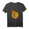 Feuer Basketball Ball T-Shirt - Für leidenschaftliche Basketballspieler & Trainer, perfekt als Geschenk & Teamoutfit