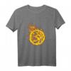 Feuer Basketball Ball T-Shirt - Für leidenschaftliche Basketballspieler & Trainer, perfekt als Geschenk & Teamoutfit