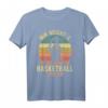 Retro Basketball Männer T-Shirt für Training & Spiele – Lustiges Basketball Geschenk für Hobby- und Profi-Spieler