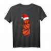 Lustiges Basketball Schnee-Mann Weihnachts T-Shirt – Perfektes Geschenk für Basketballspieler & Fans zu Weihnachten