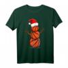 Lustiges Basketball Schnee-Mann Weihnachts T-Shirt – Perfektes Geschenk für Basketballspieler & Fans zu Weihnachten