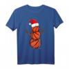 Lustiges Basketball Schnee-Mann Weihnachts T-Shirt – Perfektes Geschenk für Basketballspieler & Fans zu Weihnachten