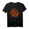 Inspirierendes Basketball Word Cloud Shirt für Kinder und Erwachsene – Motivationsshirt für Spieltage, Fans und Teamkapitäne