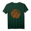 Inspirierendes Basketball Word Cloud Shirt für Kinder und Erwachsene – Motivationsshirt für Spieltage, Fans und Teamkapitäne