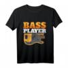 Bass Player - Bassgitarre Geschenk für Bassisten T-Shirt im Retro Vintage Look für Musiker, Band & Festival Fans