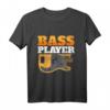 Bass Player - Bassgitarre Geschenk für Bassisten T-Shirt im Retro Vintage Look für Musiker, Band & Festival Fans