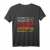 Bass Gitarre T-Shirt - Frieden Zeichen Liebe Musik für Bassisten, Musiker & Musikliebhaber – Perfektes Geschenk zu Weihnachten & Geburtstag