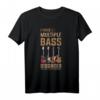 Musik Instrument Geschenkidee Bassist Bassgitarre T-Shirt - Perfekt für Musiker, Bassgitarristen & Musikliebhaber zu Weihnachten & Geburtstag