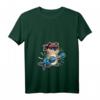 Kawaii Katze spielt Bass Gitarre T-Shirt für Katzenliebhaber und Musiker - Niedliches Anime Katzen Design für Frauen, Männer & Kinder