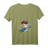 Kawaii Katze spielt Bass Gitarre T-Shirt für Katzenliebhaber und Musiker - Niedliches Anime Katzen Design für Frauen, Männer & Kinder