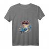 Kawaii Katze spielt Bass Gitarre T-Shirt für Katzenliebhaber und Musiker - Niedliches Anime Katzen Design für Frauen, Männer & Kinder