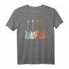 Retro E-Gitarre Bass Gitarre Rock Music Band T-Shirt – Für Gitarristen, Musikliebhaber & Rockfans