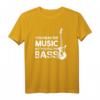 Du hörst die Musik aber du fühlst den Bass T-Shirt – Perfektes Geschenk für Bassgitarristen, Musiker & Musikliebhaber zu Weihnachten & Geburtstag