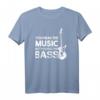 Du hörst die Musik aber du fühlst den Bass T-Shirt – Perfektes Geschenk für Bassgitarristen, Musiker & Musikliebhaber zu Weihnachten & Geburtstag