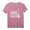 Du hörst die Musik aber du fühlst den Bass T-Shirt – Perfektes Geschenk für Bassgitarristen, Musiker & Musikliebhaber zu Weihnachten & Geburtstag