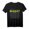 Bassist Nomen für Bassmusiker T-Shirt - Lustiges und mutiges Bass-Design für Musiker und Musikliebhaber
