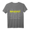 Bassist Nomen für Bassmusiker T-Shirt - Lustiges und mutiges Bass-Design für Musiker und Musikliebhaber