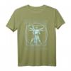 Vitruvian Man Gitarrist Rockstar-Da Vinci Bassgitarre T-Shirt – Lustiges Geschenk für Bassgitarristen & Musiker