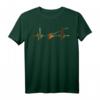 Herzschlag Bass Gitarre T-Shirt – Geschenk für Bassisten, Musiker & Musikliebhaber zu Weihnachten & Geburtstag