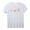 Herzschlag Bass Gitarre T-Shirt – Geschenk für Bassisten, Musiker & Musikliebhaber zu Weihnachten & Geburtstag